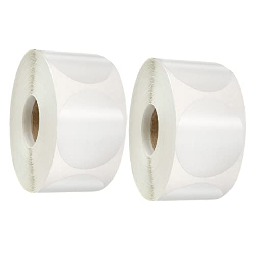 DOITOOL 4 Rollen Siegeletikett Abnehmbarer Aufkleber Kreis Klare Runde Aufkleber Klebeband Klar Runder Aufkleber Klebstoff Runden Briefumschläge Transparentes Drachenmaterial von DOITOOL