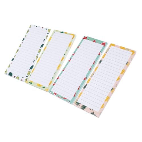 DOITOOL 4 Stück Magnettafel Kühlschrankmagnet Bis Lustiges Magnetisches Listenfeld Klebrige Kühlschrankmagnete Kinderspray Magnetischer Notizblock Kleinkinder Schwarzes Klebeband von DOITOOL