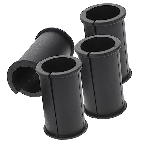DOITOOL 4 Stück Mikrofon-Gummi-Abstandshülse Ärmel Schwingungsdämpfer Mikrofon Schutzüberzug Gummischutz für Mikrofon Mikrofon-Stoßdämpferabdeckung Mikrofon-Schutzhülle aus Gummi Black von DOITOOL