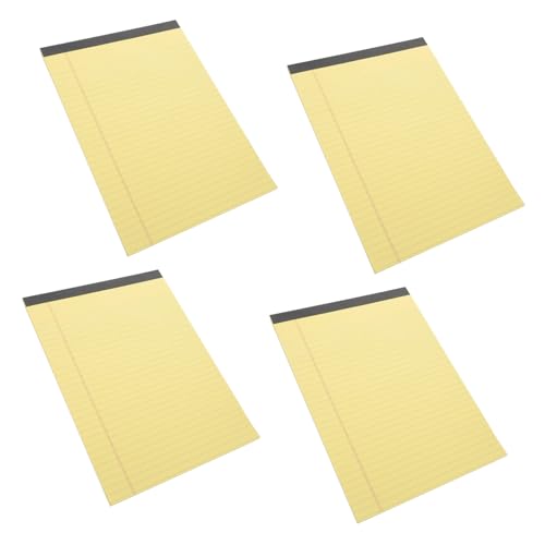 DOITOOL 4 Stück Papier nehmen Notizbilder Journaling Notizpolster Steno-Pad Notizbücher täglich Notizblöcke für die Arbeit Notizblock für Studenten Papierblöcke Pads Yellow DOITOOL 4 Stück Papier nehmen Notizbilder Journaling Notizpolster Steno-Pad Notizbücher täglich Notizblöcke für die Arbeit Notizblock für Studenten Papierblöcke Pads Yellow von DOITOOL