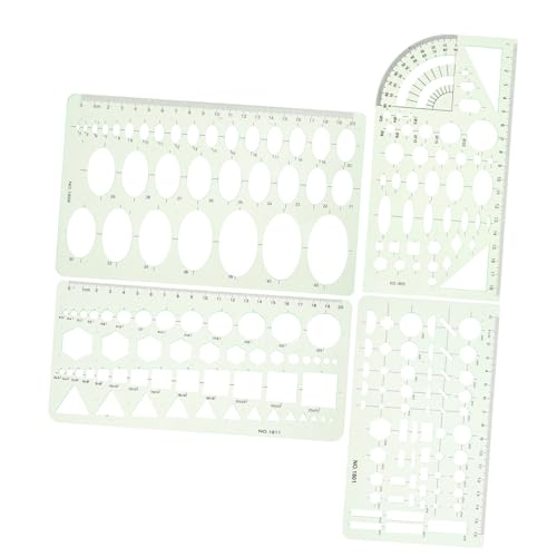 DOITOOL 4 Stück Zeichnungsvorlage Lineal Kreis- und Ovalschablone Ovale Schablonenvorlagen Schablonen zum Zeichnen Schablone für Handwerk ovale Vorlagen Kreisvorlage Plastik Grün DOITOOL 4 Stück Zeichnungsvorlage Lineal Kreis- und Ovalschablone Ovale Schablonenvorlagen Schablonen zum Zeichnen Schablone für Handwerk ovale Vorlagen Kreisvorlage Plastik Grün von DOITOOL