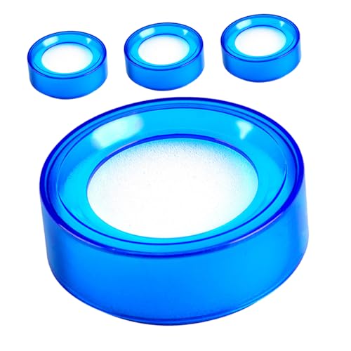 DOITOOL 4 Stück geldzählende handfeuchte vorrichtung Fingerspitzenbefeuchter Fingerfeuchtigkeitscreme im Büro Fingercreme zum Geldzählen Fingerbefeuchter Plastik Blue von DOITOOL