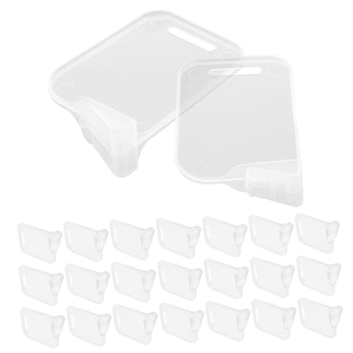 DOITOOL 40 Stück Kühlschrankfach Transparenter Trenner Transparente Kunststoff Trennwand Praktische Gefrierteiler Herausnehmbare Trennwand Multifunktions von DOITOOL