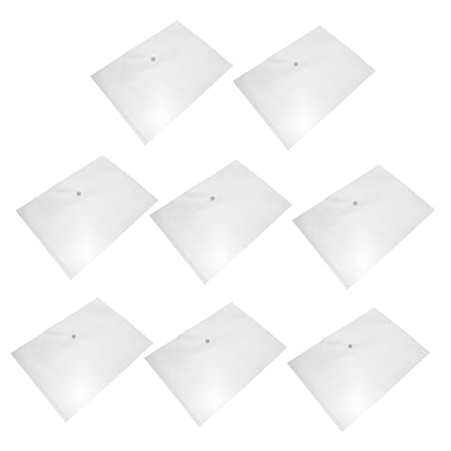 DOITOOL 40 Stück transparente Aktentasche Büroordner Vinyl Schreibwaren Datei Lagerung plastikordner dokumentenmappe document bag Aktenaufbewahrungstaschen Aktentasche mit Schnalle Weiß DOITOOL 40 Stück transparente Aktentasche Büroordner Vinyl Schreibwaren Datei Lagerung plastikordner dokumentenmappe document bag Aktenaufbewahrungstaschen Aktentasche mit Schnalle Weiß von DOITOOL