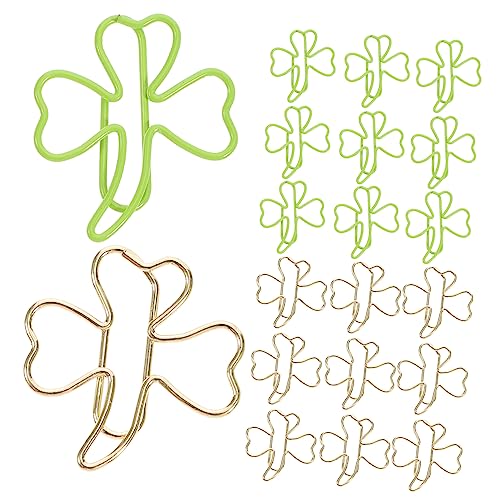 DOITOOL 45 Stück Kleeblatt-Lesezeichen süße Bürovorräte riesige Büroklammern Blume Büroklammern Clips formen Kleeblatt-Büroklammern Büroklammern formen Umspritzen Green Zufällige Farbe DOITOOL 45 Stück Kleeblatt-Lesezeichen süße Bürovorräte riesige Büroklammern Blume Büroklammern Clips formen Kleeblatt-Büroklammern Büroklammern formen Umspritzen Green Zufällige Farbe von DOITOOL