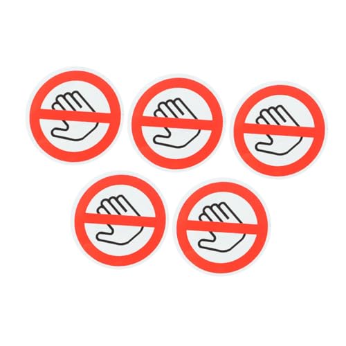 DOITOOL 5 Blätter Aufkleber für Warnschilder Gefahr Aufkleber bitte nicht berühren Zeichen nicht berühren klebrig Streifen Warnaufkleber Aufkleber nicht berühren selbstklebendes Vinyl Weiß DOITOOL 5 Blätter Aufkleber für Warnschilder Gefahr Aufkleber bitte nicht berühren Zeichen nicht berühren klebrig Streifen Warnaufkleber Aufkleber nicht berühren selbstklebendes Vinyl Weiß von DOITOOL