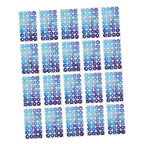 DOITOOL 5 Ordnerlochschutz Lochschutz für Papier Lochverstärkungsaufkleber Aufkleber zur Bindemittelverstärkung Lochverstärker aus Papier Lochaufkleber Blue von DOITOOL