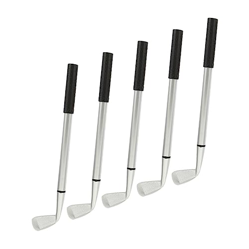 DOITOOL 5 Stück Golfschläger-stift Farbig Schreibwaren Graviert Süße Stifte Kugelschreiber Liefern Verein Stifte Bürogeschenke Kugelschreiber Geschenkt Aluminiumlegierung von DOITOOL