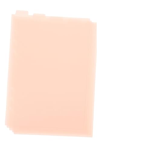 DOITOOL 5 Stück Ordner-Tabs-Seite Teiler Teilen der Registerkarten Trennzeichen a5 für notizbuch Bindemittel Zubehör Bindelaschen Bindemitteltrenner Ordnertrenner pp Rosa DOITOOL 5 Stück Ordner-Tabs-Seite Teiler Teilen der Registerkarten Trennzeichen a5 für notizbuch Bindemittel Zubehör Bindelaschen Bindemitteltrenner Ordnertrenner pp Rosa von DOITOOL