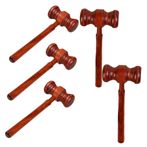 DOITOOL 5 Stück Richterhammer aus Holz Werkzeug Zahlen Kostüm Hammer Auktionatoren Auktionshammer aus Holz Mini Richterhammer Hammer zu versteigern Gavels hölzern DOITOOL 5 Stück Richterhammer aus Holz Werkzeug Zahlen Kostüm Hammer Auktionatoren Auktionshammer aus Holz Mini Richterhammer Hammer zu versteigern Gavels hölzern von DOITOOL
