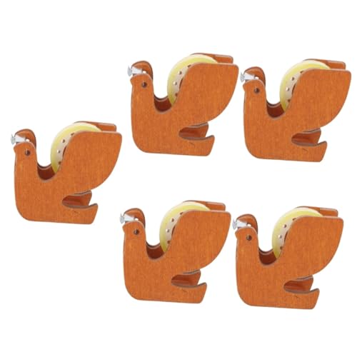 DOITOOL 5 Stück süße Klebebandhalter Desktop lustig Taube Klebeband-Spender-Schreibtisch Cutter kawaii Klebebandabroller Klebebandspender aus Holz Bandrolle Metall DOITOOL 5 Stück süße Klebebandhalter Desktop lustig Taube Klebeband-Spender-Schreibtisch Cutter kawaii Klebebandabroller Klebebandspender aus Holz Bandrolle Metall von DOITOOL