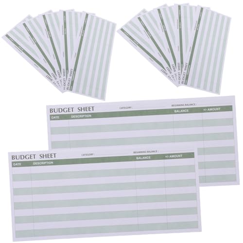 DOITOOL 50 Blatt Blätter Verbrauch Papierstau Bindemittel monatlich briefumschläge Tagesbudget Papier Tragbarer Budgetplaner Auffüllung des Bargeldbudgets Bürozubehör DOITOOL 50 Blatt Blätter Verbrauch Papierstau Bindemittel monatlich briefumschläge Tagesbudget Papier Tragbarer Budgetplaner Auffüllung des Bargeldbudgets Bürozubehör von DOITOOL