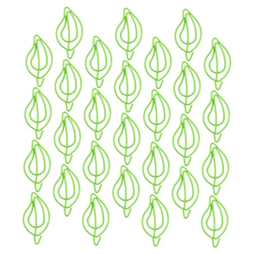 DOITOOL 50 Stück Grüne Blattpapierklamme Blätter Ästhetische Büroklammern Multi Schreibwaren Farbpapierclips Geformt Massenpapierclips Pastell Büroklammern Kunststoffbeschichtete Leitung DOITOOL 50 Stück Grüne Blattpapierklamme Blätter Ästhetische Büroklammern Multi Schreibwaren Farbpapierclips Geformt Massenpapierclips Pastell Büroklammern Kunststoffbeschichtete Leitung von DOITOOL