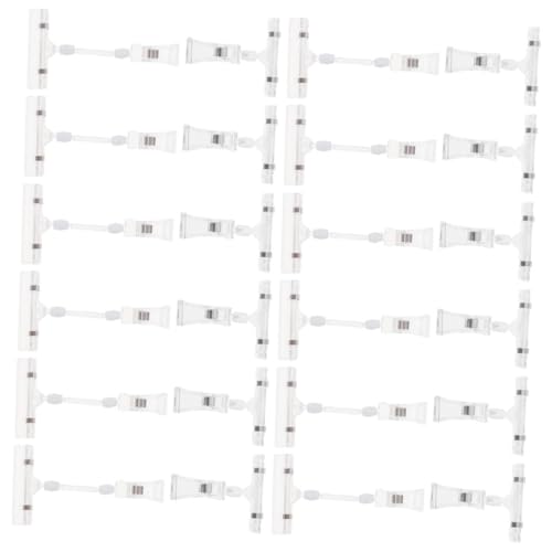 DOITOOL 50 Stück Werbeclip Display-Clips aufbewahren Warenpräsentationsclips Plastikschild Clips Supermarktanzeigeclips Clips für Preisschilder Preisständer Abs Transparent DOITOOL 50 Stück Werbeclip Display-Clips aufbewahren Warenpräsentationsclips Plastikschild Clips Supermarktanzeigeclips Clips für Preisschilder Preisständer Abs Transparent von DOITOOL
