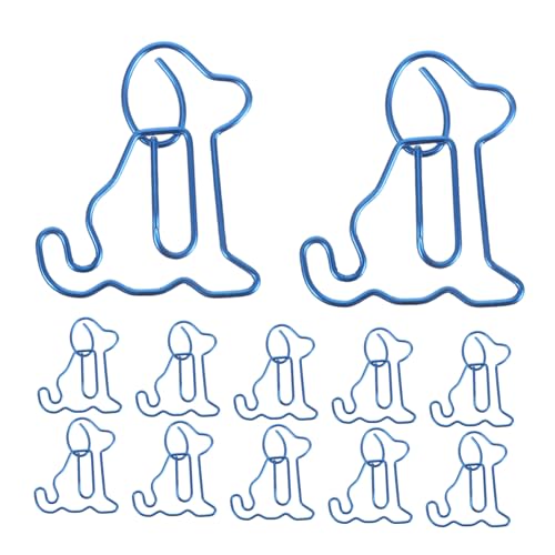 DOITOOL 50Stücke Büroklammern im Welpen Design Dekorative Lesezeichen aus Metall Süße Planer Clips für Büro Schule und Zuhause Kreative Tier Papierklammern für Dokumente DOITOOL 50Stücke Büroklammern im Welpen Design Dekorative Lesezeichen aus Metall Süße Planer Clips für Büro Schule und Zuhause Kreative Tier Papierklammern für Dokumente von DOITOOL