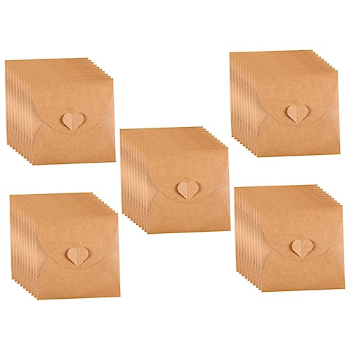 DOITOOL 50Stücke CD Kraftpapier Umschläge Vintage Design für CD DVD Speicherung Party Geschenktüten DOITOOL 50Stücke CD Kraftpapier Umschläge Vintage Design für CD DVD Speicherung Party Geschenktüten von DOITOOL