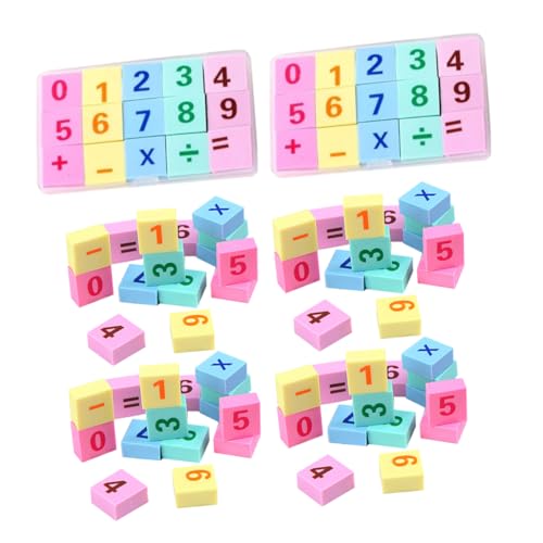 DOITOOL 6 Boxen Digitaler Radiergummi Radiergummis Mathe Trocken Abwischbarer Radiergummi Mini Süßes Stationäres Kindergäuer Zahlenradierer Süße Schulsachen DOITOOL 6 Boxen Digitaler Radiergummi Radiergummis Mathe Trocken Abwischbarer Radiergummi Mini Süßes Stationäres Kindergäuer Zahlenradierer Süße Schulsachen von DOITOOL