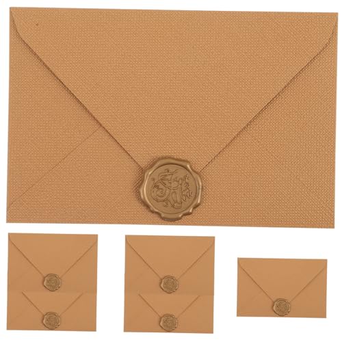 DOITOOL 6 Sätze Vintage-umschlagset Aufkleber Für Hochzeitsumschläge Kartenumschläge Junggesellinnenabschied Liefert Bachelorette Party Gefälligkeiten Light Brown Papier DOITOOL 6 Sätze Vintage-umschlagset Aufkleber Für Hochzeitsumschläge Kartenumschläge Junggesellinnenabschied Liefert Bachelorette Party Gefälligkeiten Light Brown Papier von DOITOOL