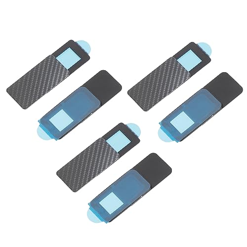 DOITOOL 6 Stück Kameraabdeckung Kabel Stecker Netz Geldklammer Laptop-Aufkleber Clip Schwanenhals Laptop- -schieberegler Halter Abdeckung Laptopständer Webcam- Black Abs von DOITOOL