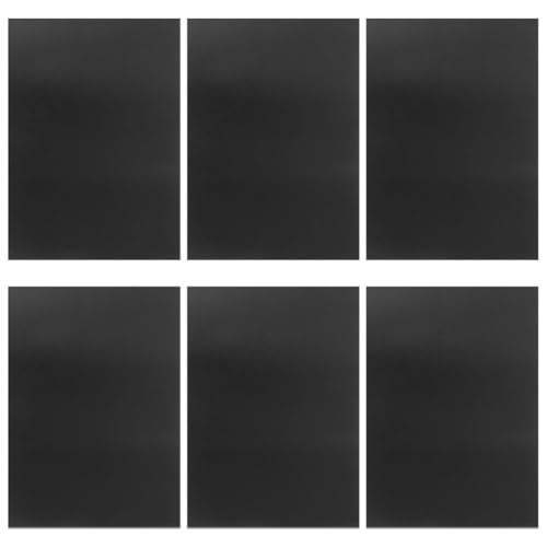 DOITOOL 6 Stück Magnetische Tafeln Trocken Abwischbare Tafeln Spind Trockenlöschtafel Radiergummi Kühlschrank Trockenlöschtafel Kühlschrankmagnete Kleine Whiteboard von DOITOOL