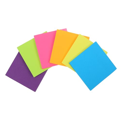 DOITOOL 6 Stück Post Notes Notizblöcke Schulzubehör Für College Bürobedarf Niedlicher Schulbedarf Ästhetischer High School Bedarf Notizblöcke Mini Bürobedarfsset Haftnotizpapier von DOITOOL