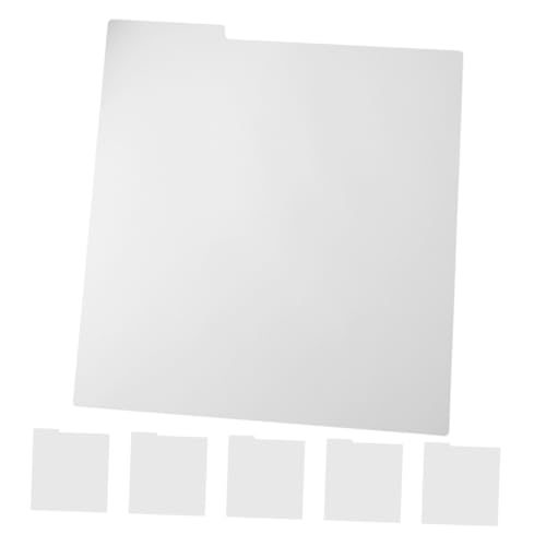 DOITOOL 6 Stück Rekordteiler Trennwand Für Schallplatten-organizer Schallplattenteiler Aus Kunststoff Vinyl-alphabet-trenner Alphabetische Trennblätter Plattenregalteiler Weiß Pp von DOITOOL
