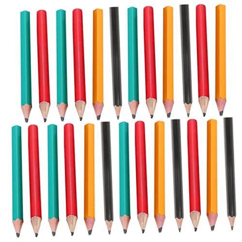 DOITOOL 60 Stück Bleistift Golf-Kurzstifte farbige Stifte für Erwachsene Federmäppchen Buntstifte stempelstifte für schulstifte Normale Stifte glatte Schreibstifte Plastik von DOITOOL