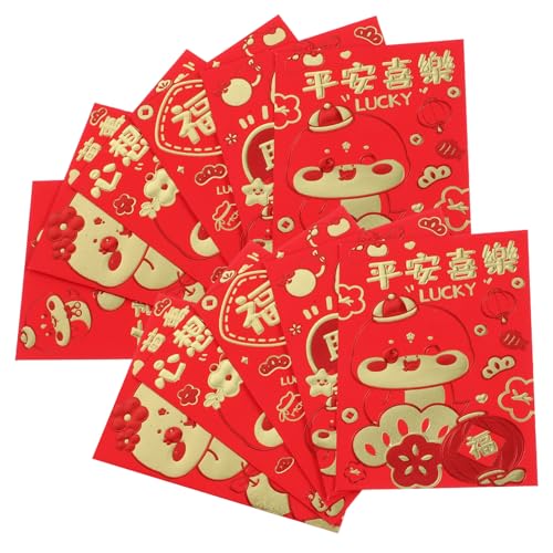 DOITOOL 60 Stück Roter Umschlagbeutel mit Glücksgeld für Glück Geldbeutel Roter Umschlag des Schlangenjahres Junge groß chinesisches neujahr hong bao 2025 rote Umschlagpakete Spezialpapier DOITOOL 60 Stück Roter Umschlagbeutel mit Glücksgeld für Glück Geldbeutel Roter Umschlag des Schlangenjahres Junge groß chinesisches neujahr hong bao 2025 rote Umschlagpakete Spezialpapier von DOITOOL