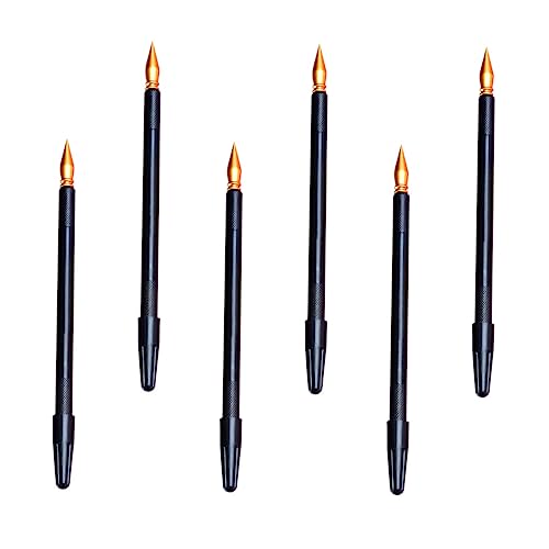 DOITOOL 6Stücke Teiliges Kratzgemälde Stifte Für Handwerkstifte Zum Zeichnen Und Kratzen Multifunktionale Stifte Mit Goldspitze Und Nadel Für Präzise Details Für DIY Projekte von DOITOOL
