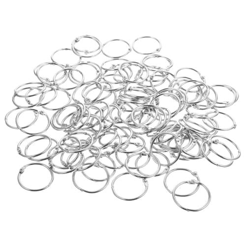 DOITOOL 70Stücke Metallbinderringe Wiederverwendbare Offene Buchringe DIY Scrapbooking Ringe Binderringe Für Lose Und Bastelarbeiten Innendurchmesser von DOITOOL