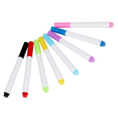 DOITOOL 8 Stück Löschbarer Whiteboard-marker Zeichnung Kinderkreide Wischen Kleinkinder Bunt Trocken Abwischbare Stifte Trocken Abwischbare Whiteboard-marker Löschbare Stifte Plastik von DOITOOL