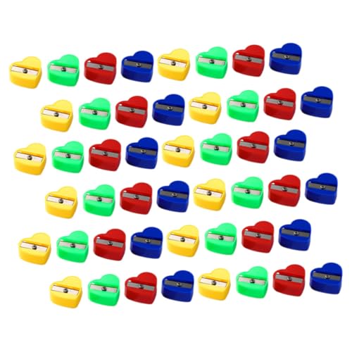 DOITOOL 80 Stück Bleistiftspitzer Besonders Mini Handbuch tragbar Anfänger Bleistifte Textmarker Anspitzer für Kindergeschenke Schulmaterial Buntstiftspitzer Metall von DOITOOL
