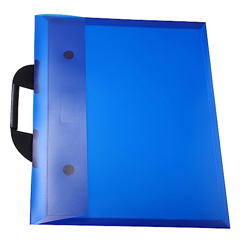 DOITOOL A3 Album Clip Portfolio Halter Kunstportfolio Behälter Tragbarer Organizer Kunstportfolio Ordner Professionelle Ordnertasche Praktischer Schwarzer Trageordner Kunstwerk von DOITOOL