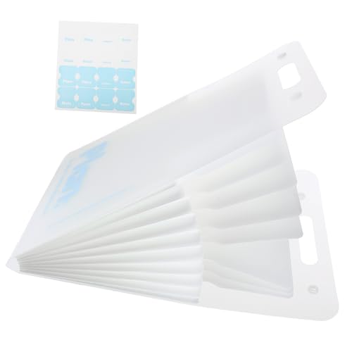 DOITOOL Aktenhalter Organizer Zur Aufbewahrung Von Scrapbook-papier Erweitern Dokumentieren Papierordner Büroorganisation Dateiorganisator Für Organisatoren Vinyl Weiß Pp DOITOOL Aktenhalter Organizer Zur Aufbewahrung Von Scrapbook-papier Erweitern Dokumentieren Papierordner Büroorganisation Dateiorganisator Für Organisatoren Vinyl Weiß Pp von DOITOOL