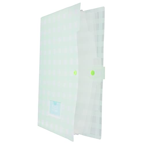 DOITOOL Aktenhalter Taschen Lagerung Dateien Tragbar Groß Ordner Faltbar Fächer Papier-organizer-akkordeon-tasche Rechnung Akkordeon Tasche A4 Dateibewahrer Akkordeontasche Green Pp von DOITOOL