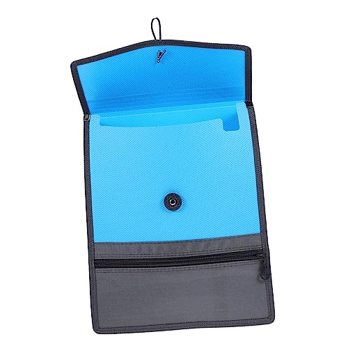 DOITOOL Aktenhalter arbeiten Unterlagen Ordner Datei Taschen für Frauen wasserdichter dokumentenbeutel wasserdichte dokumententasche kleine Segeltuchtasche Tragenfall Leinwandumschlag Blue von DOITOOL