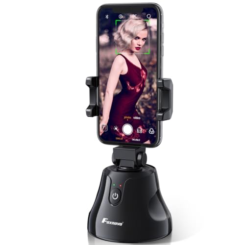 DOITOOL Auto Countdown Selfie Stick Rotation Smart Face Tracking Multifunktionales Handy Stativ für Vlogging Präsentationen Sportevents Schwarz von DOITOOL