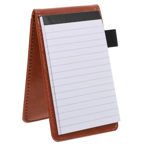 DOITOOL Büro-Notizblock schreibutensilien schreibheft notizhalter notitzblock notitzzettelblock - Notizheft Tasche Unterlage Notizbuch wasserdicht Spiral- Bürobedarf Notizpolster Pu Brown DOITOOL Büro-Notizblock schreibutensilien schreibheft notizhalter notitzblock notitzzettelblock - Notizheft Tasche Unterlage Notizbuch wasserdicht Spiral- Bürobedarf Notizpolster Pu Brown von DOITOOL