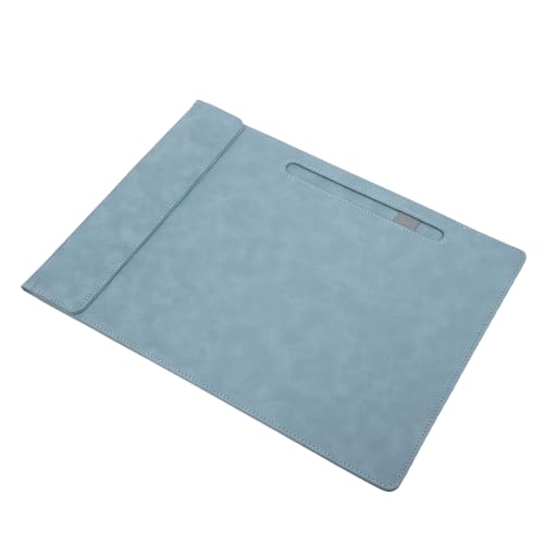 DOITOOL Büro-Schreibtafel Die mit Multifunktions-Klemmbrett Büro-Klemmbrett falten Magnetische Schreibtafel für das Büro Dateiordner-Zwischenablage tragbares Klemmbrett Papierclips Pu Blau von DOITOOL
