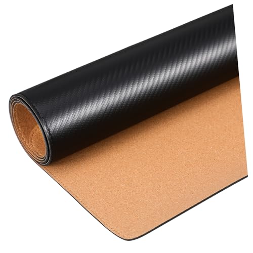 DOITOOL Büro-Schreibtischbezug Mauspad Schreibtischunterlage Tastatur und Mauspad Schreibtischschutz Schreibtischzubehör Office Desk Pad Mausschnittstellenpad Kork Schwarz DOITOOL Büro-Schreibtischbezug Mauspad Schreibtischunterlage Tastatur und Mauspad Schreibtischschutz Schreibtischzubehör Office Desk Pad Mausschnittstellenpad Kork Schwarz von DOITOOL