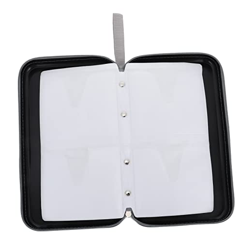 DOITOOL CD-Tasche Hülse DVD-Hülle Inhaber klein DVD-Speicher cd aufbewahrung CD-Box DVD-Transport DVD Aufbewahrungsbox DVD Halter CD-Halter-Fall Auto CD hülle Polyester-Kunststoff Black von DOITOOL