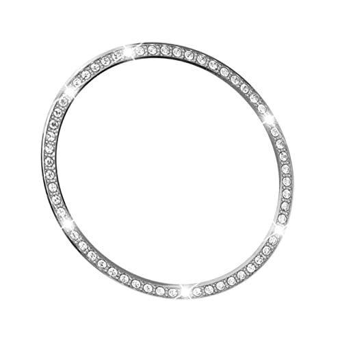 DOITOOL Diamant-Lünette galxy watch Uhr Schutzring Ringe s3 Abdeckung Beschützer Uhrenzubehör Armbanduhr Lünette Smartwatch-Lünette Lünettenring beobachten Bling Uhrenlünette Metall Silver von DOITOOL