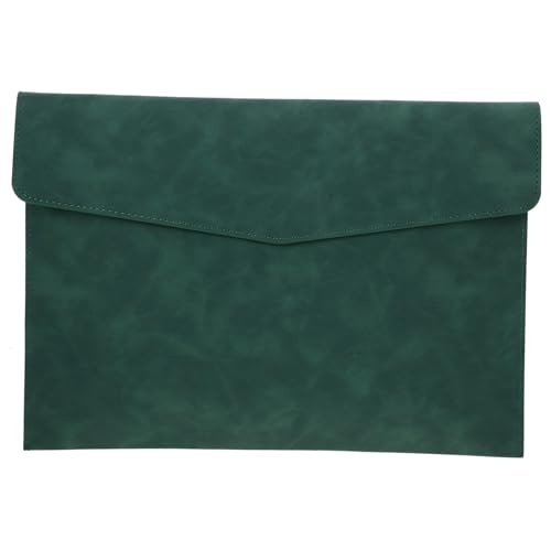 DOITOOL Dokumententasche aus Leder Dateiorganisator Schulmappen Unterlagen Büro-Hartschalen-Aufbewahrungstasche Aktentaschen Tasche aus Kunstleder Dokumenttasche Green DOITOOL Dokumententasche aus Leder Dateiorganisator Schulmappen Unterlagen Büro-Hartschalen-Aufbewahrungstasche Aktentaschen Tasche aus Kunstleder Dokumenttasche Green von DOITOOL