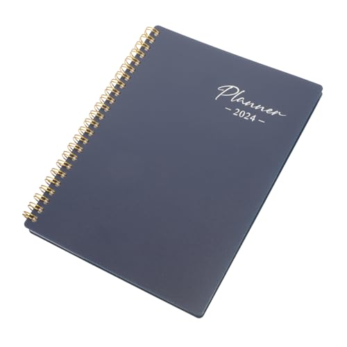 DOITOOL Englischer Notizblock Schreibwaren akademisch wöchentlich Student täglich Notizbuch die mission kladden Memoboard erinnerungsbuch Haushaltsplaner Organizer Wochenplaner Papier Blue von DOITOOL