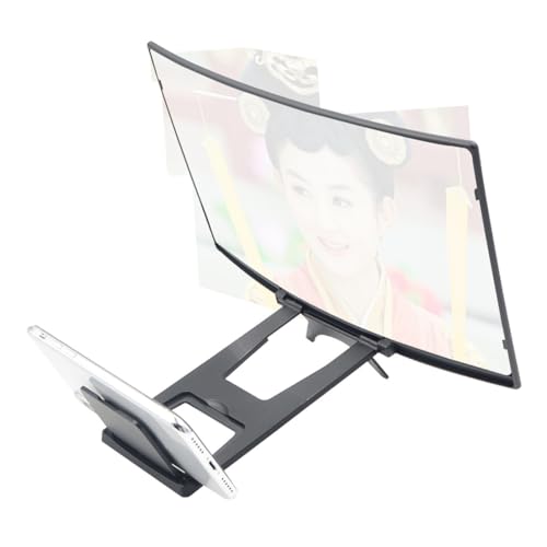 DOITOOL Gebogenes mobiles Fernseher handyhalterung handy aufsteller phone holder vergrößen für Telefone vergrößert Telefonbildschirm vergrößern Bildschirmverstärker für Mobiltelefon Black DOITOOL Gebogenes mobiles Fernseher handyhalterung handy aufsteller phone holder vergrößen für Telefone vergrößert Telefonbildschirm vergrößern Bildschirmverstärker für Mobiltelefon Black von DOITOOL