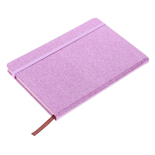 DOITOOL Glitzer-notizbuch Mit Harter Oberfläche Glitzernder Planer Notizbuch Mit Elastischem Band Kleine Notizblöcke Groß Allzweck-notizbuch Zeitschrift Für Mädchen Pu Violett von DOITOOL
