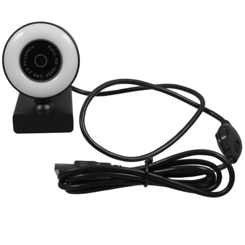 DOITOOL Hochauflösende Webcam Mit Mikrofon Zusätzlicher Beleuchtung USB Computerkamera Für Live Streaming Videoanrufe Für Skype YouTube Konferenzen von DOITOOL