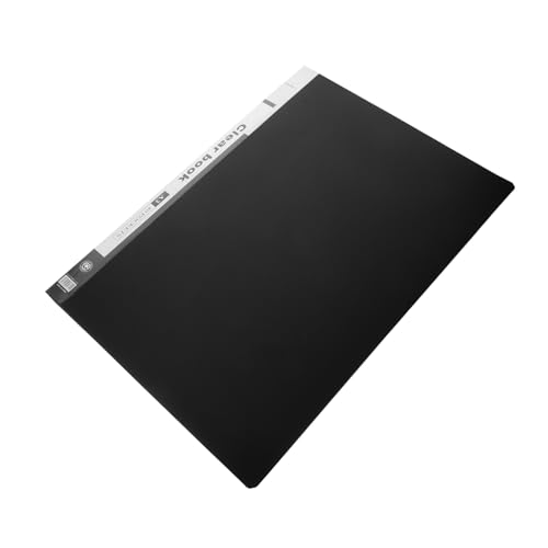DOITOOL Informationsheft Portfolio Ordner Mit Plastikhüllen Plastikhüllen Für Ordner Ordner Mit Klarsichthüllen Portfolio Ordner Artwork Plastikhüllen Für Ordner Pp Schwarz von DOITOOL