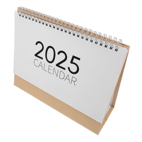 DOITOOL Kalender Notizblock Desktop Monatlicher Kalender Arbeiten Standkalender Für Den Schreibtisch Schmucklos Tischkalender 2024 Mini-tischkalender Büro Einfach Papier von DOITOOL