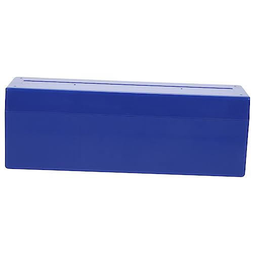 DOITOOL Kasten Münzspeicherbox Münzhalter Münze Lagerbehälter Handel Inhaber mit Deckel Münzkoffer für Sammler Münzbox aus Plastik Münzbox aus Kunststoff Münzfall Marine von DOITOOL